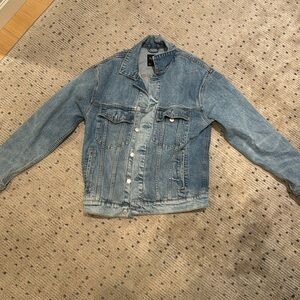 Abercrombie and Fitch Jean jacket. no stains; like new